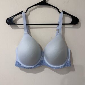 Aerie real Sunnie full coverage light blue bra size 38D